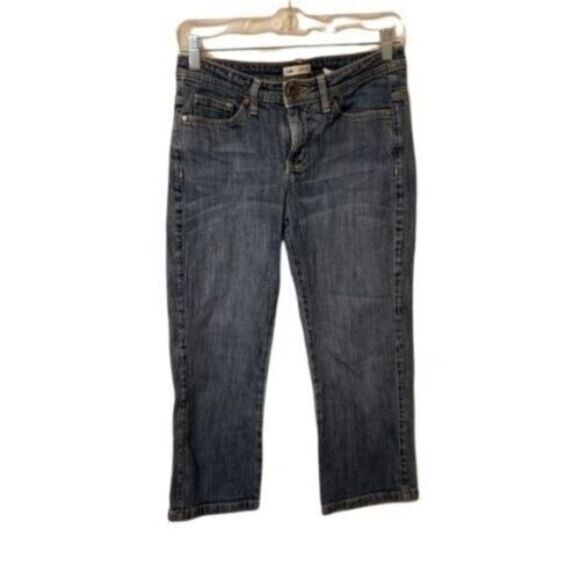 LEE Womens Size 4P Blue  Solid Crop Jeans - Picture 8 of 10